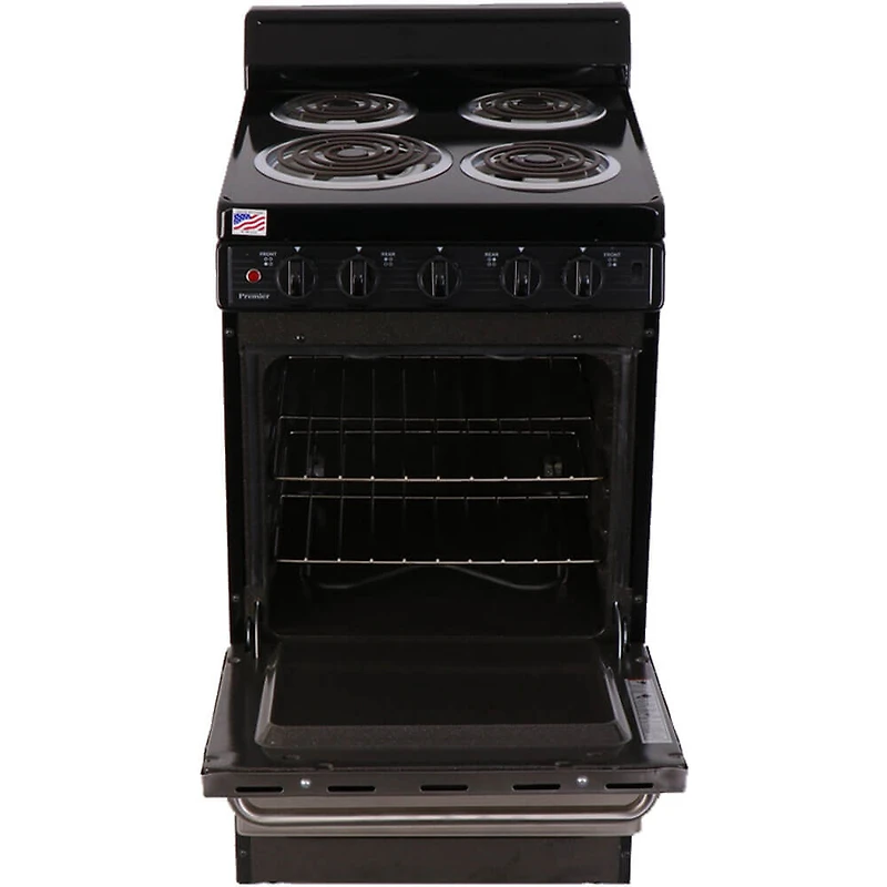 2.4 Cu. Ft. Stainless Freestanding Electric Range