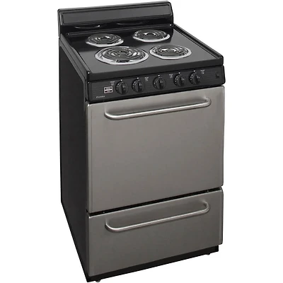 2.97 Cu. Ft. Stainless Freestanding Electric Range