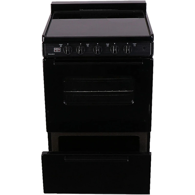 3 Cu. Ft. Black Freestanding Electric Range