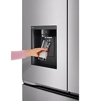 26 Cu. Ft. Stainless 3-Door French Door Smart Refrigerator