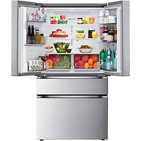 29 Cu. Ft. Stainless 4-Door French Door Smart Refrigerator