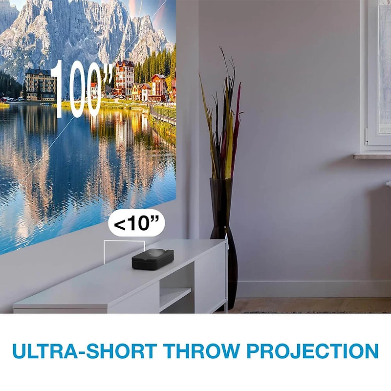 Ultra-Short Throw 4K UHD Home Cinema Laser Projector