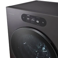 5.8 Cu. Ft. Brushed Black Steel Front Load Electric Washer