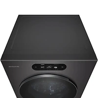 5.8 Cu. Ft. Brushed Black Steel Front Load Electric Washer