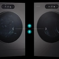 9 Cu. Ft. Brushed Black Steel Front Load Electric Dryer