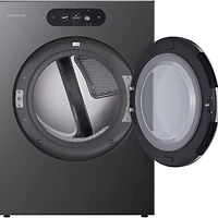 9 Cu. Ft. Brushed Black Steel Front Load Electric Dryer