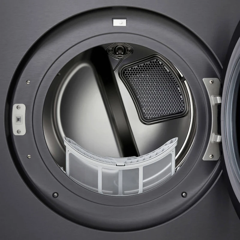 9 Cu. Ft. Brushed Black Steel Front Load Electric Dryer