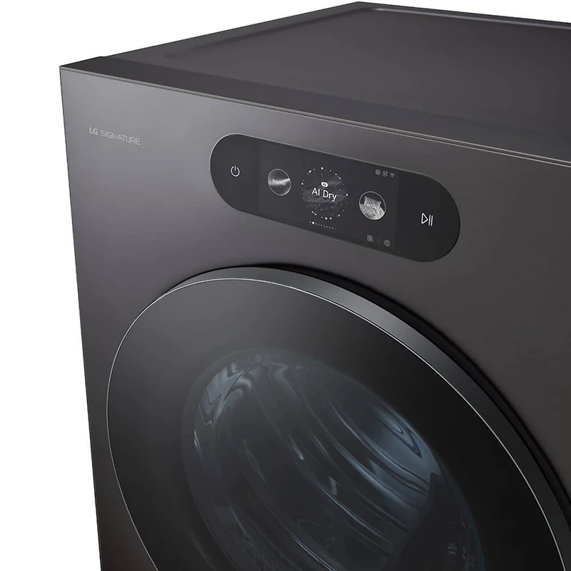9 Cu. Ft. Brushed Black Steel Front Load Electric Dryer
