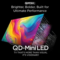 inch Class QM9K Series 4K UHD QD-Mini LED QLED Smart Google TV