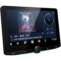 10.1 inch HD Digital Multimedia Bluetooth Receiver with Apple CarPlay and Android Auto