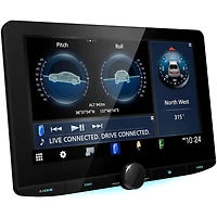 10.1 inch HD Digital Multimedia Bluetooth Receiver with Apple CarPlay and Android Auto