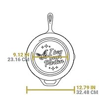 12 inch I Beg Your Parton Chef Collection Dolly Parton Cast Iron Skillet
