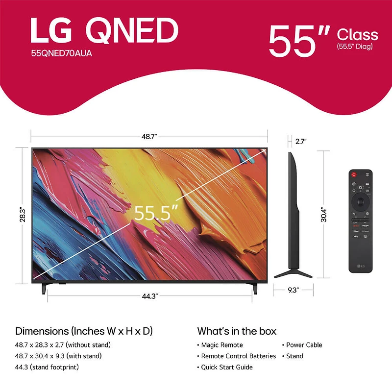 inch Class QNED70A Series 4K QNED Smart TV