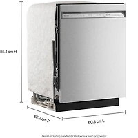 47 dBA Stainless Front Control Built-In Dishwasher