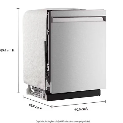 44 dBA Stainless Top Control Built-In Dishwasher