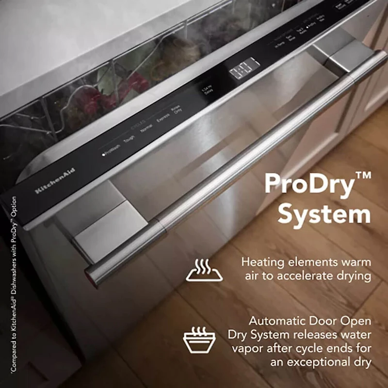 44 dBA Black Ore ProDry System Top Control Dishwasher