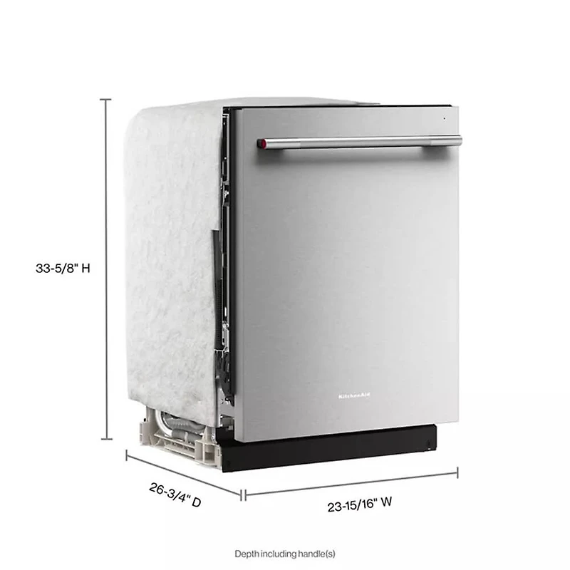 44 dBA Stainless ProDry System Top Control Dishwasher
