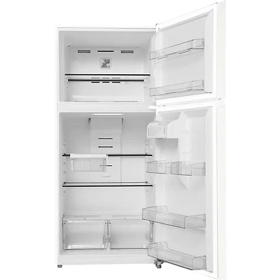 18 Cu. Ft. White Garage Ready Top Freezer Refrigerator
