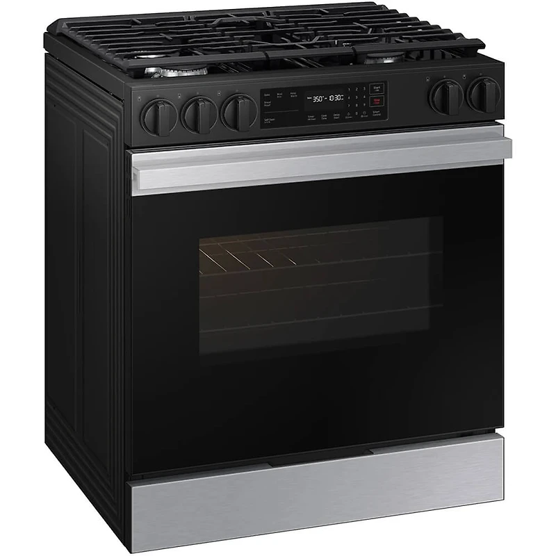 6 Cu. Ft. Stainless Slide-In Smart Gas Range 