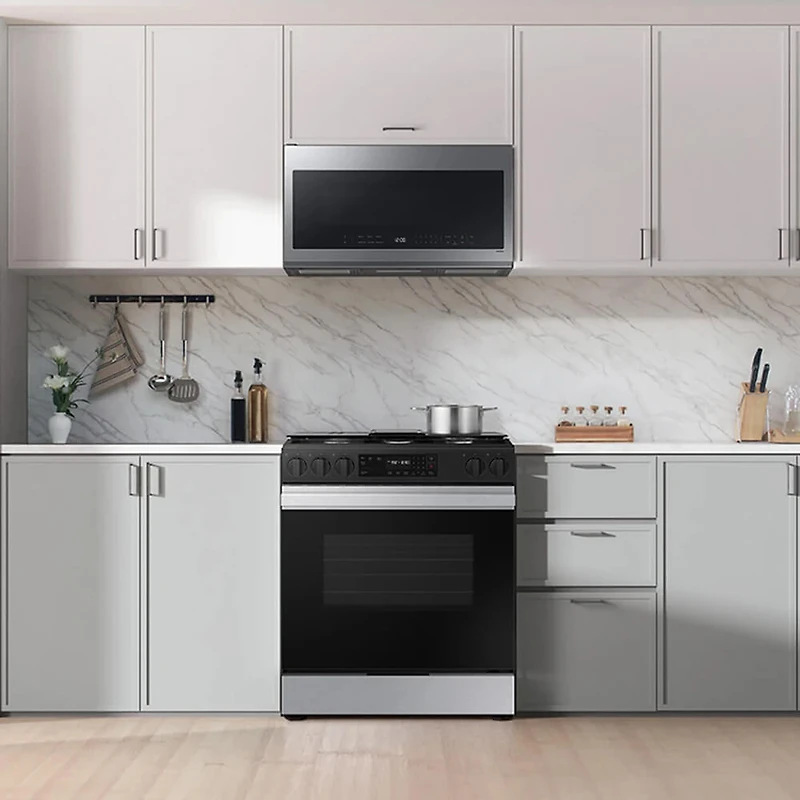 6 Cu. Ft. Stainless Slide-In Smart Gas Range 