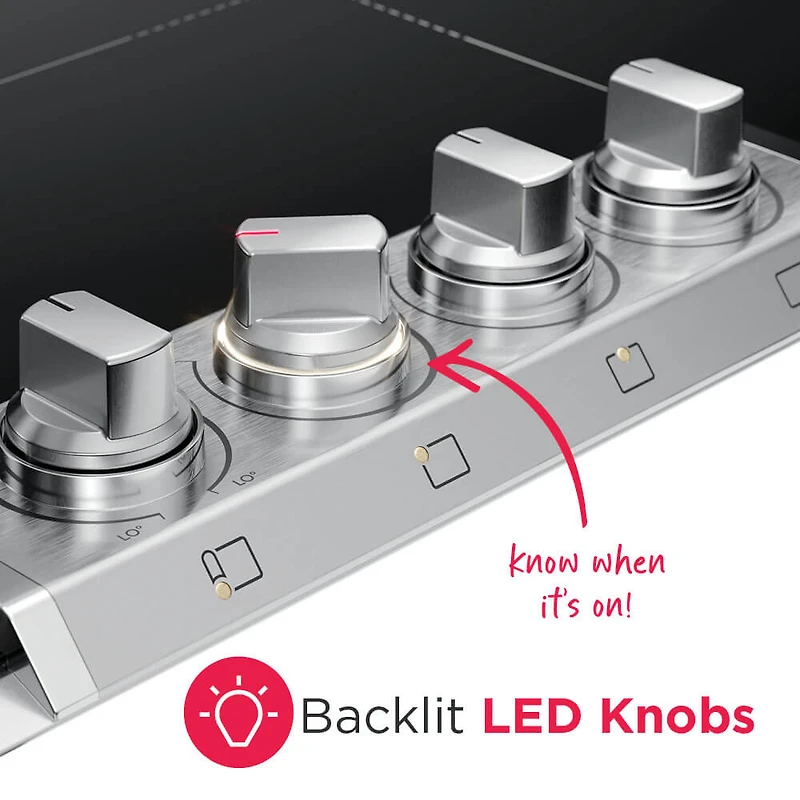 36 inch 5 Burner Stainless PrecisionPro Induction Cooktop