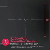 36 inch 5 Burner Stainless PrecisionPro Induction Cooktop