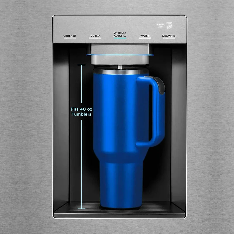 29 Cu. Ft. Stainless OneTouch AutoFill French Door Smart Refrigerator