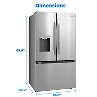 29 Cu. Ft. Stainless OneTouch AutoFill French Door Smart Refrigerator