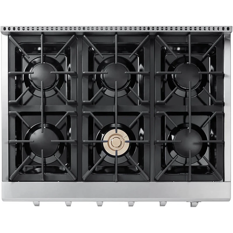 36 inch Stainless 6 Burner Gas Cooktop