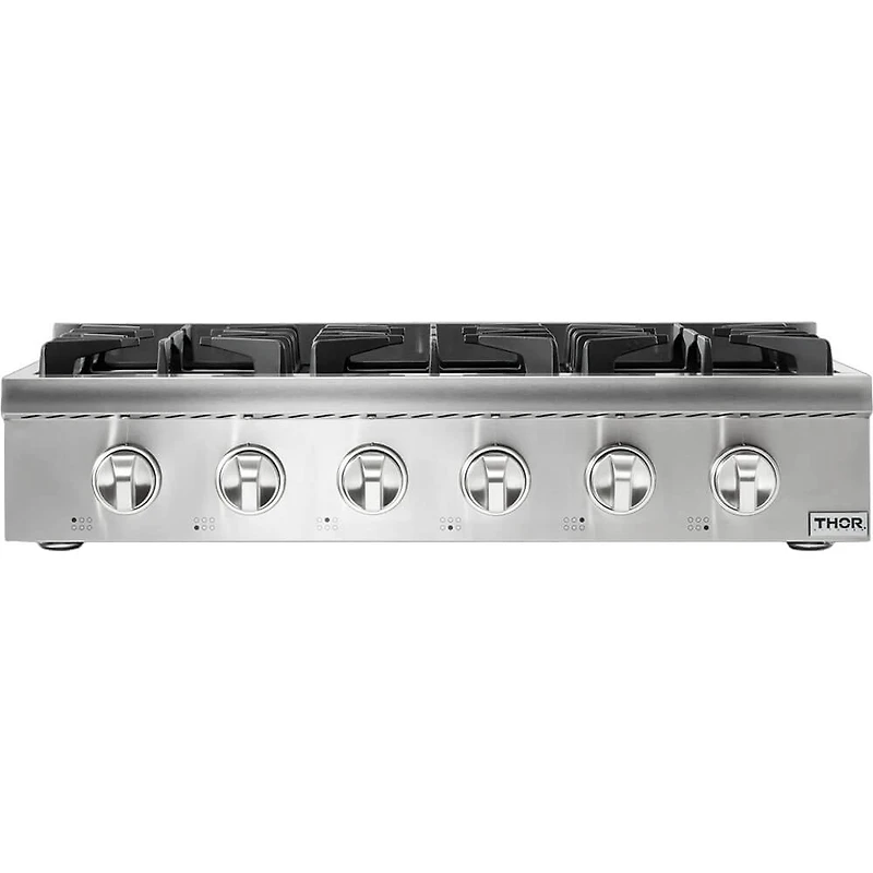 36 inch Stainless 6 Burner Gas Cooktop