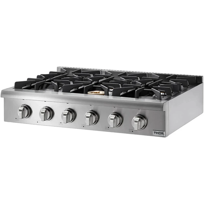 36 inch Stainless 6 Burner Gas Cooktop