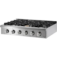 36 inch Stainless 6 Burner Gas Cooktop