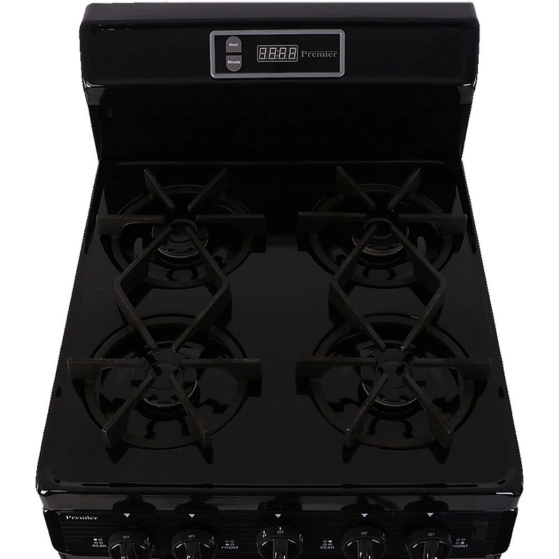 2.4 Cu. Ft. Black Freestanding Gas Range