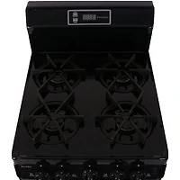 2.4 Cu. Ft. Black Freestanding Gas Range