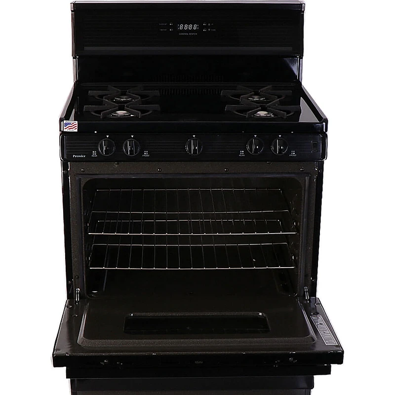 3.9 Cu. Ft. Black Freestanding Gas Range