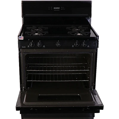 3.9 Cu. Ft. Black Freestanding Gas Range