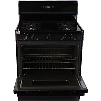 3.9 Cu. Ft. Black Freestanding Gas Range