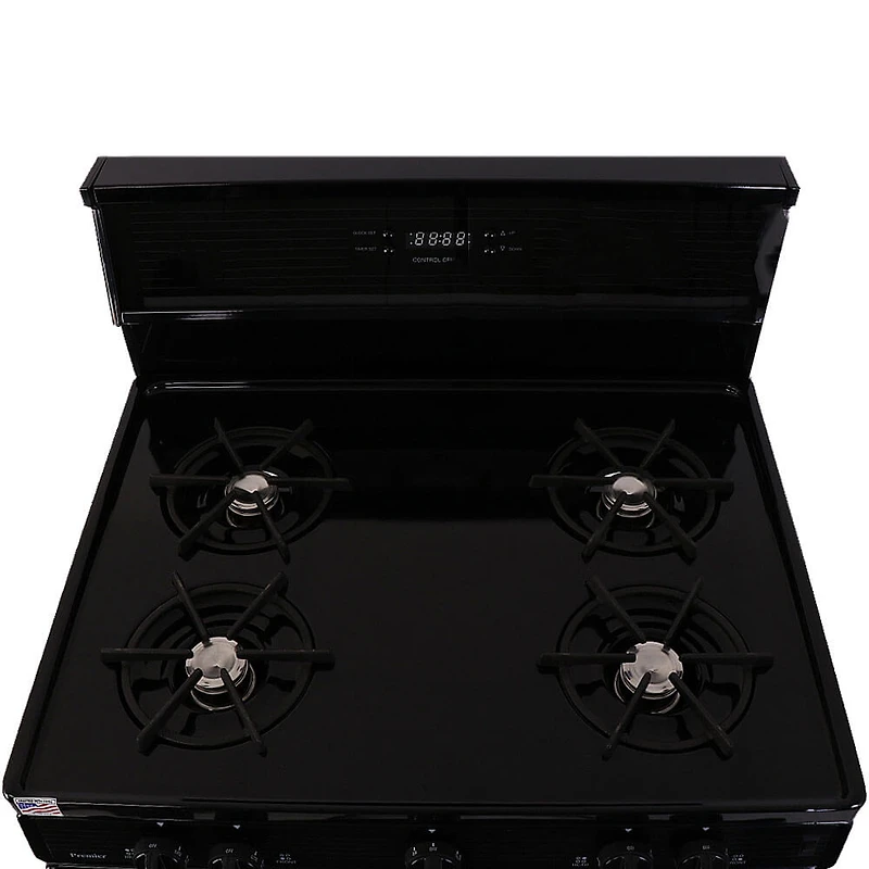 3.9 Cu. Ft. Black Freestanding Gas Range