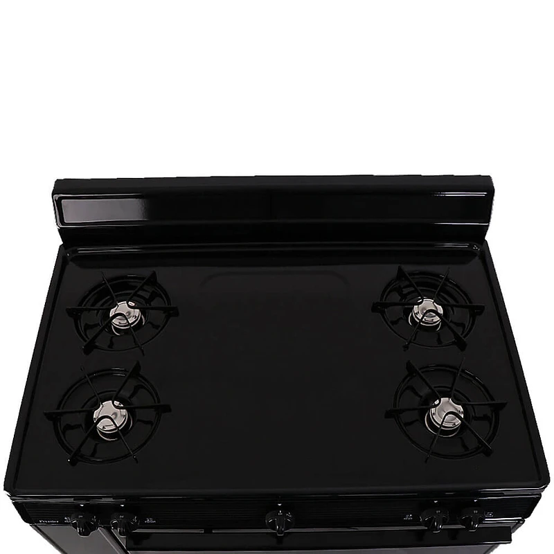 3.91 Cu. Ft. Black Freestanding Gas Range