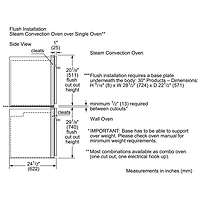 30 inch Stainless Convection Electric Wall Oven