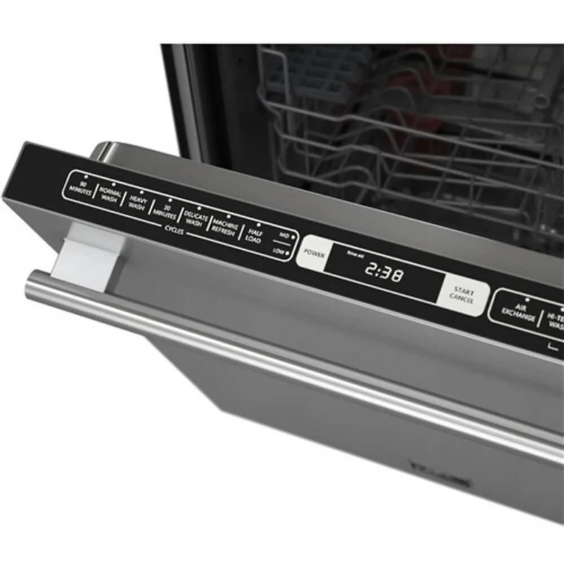 52 dBA Romano Series Stainless Built-In Tall Tub Top Control Dishwasher