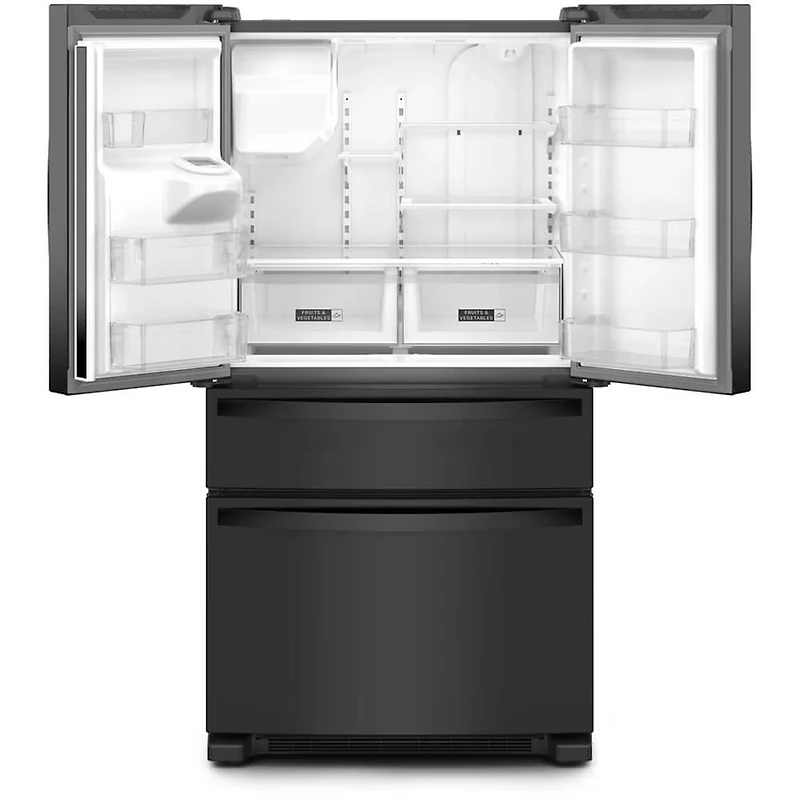 24.5 Cu. Ft. Black 4-Door French Door Refrigerator 