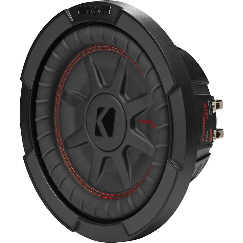 8 inch CompRT Series Shallow-Mount Dual Voice Coil Subwoofer