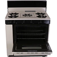 3.9 Cu. Ft. Biscuit Freestanding Gas Range