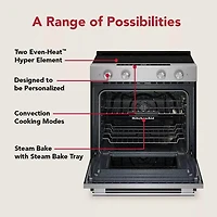 5.3 Cu. Ft. Stainless Slide-In Convection Electric Smart Range