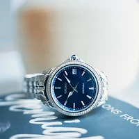 Coutura Collection Quartz Watch - Stainless/Blue