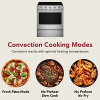 5.0 Cu. Ft. Stainless Slide-In Convection Smart Gas Range