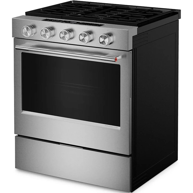 5.0 Cu. Ft. Stainless Slide-In Convection Smart Gas Range