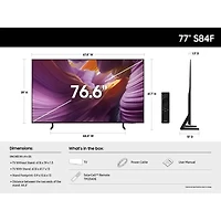 77 inch Class OLED 4K S84F Vision AI Smart TV (2025)