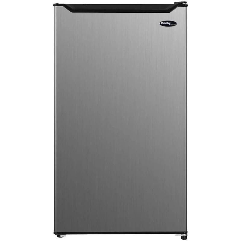 3.2 Cu. Ft. Stainless Compact Refrigerator